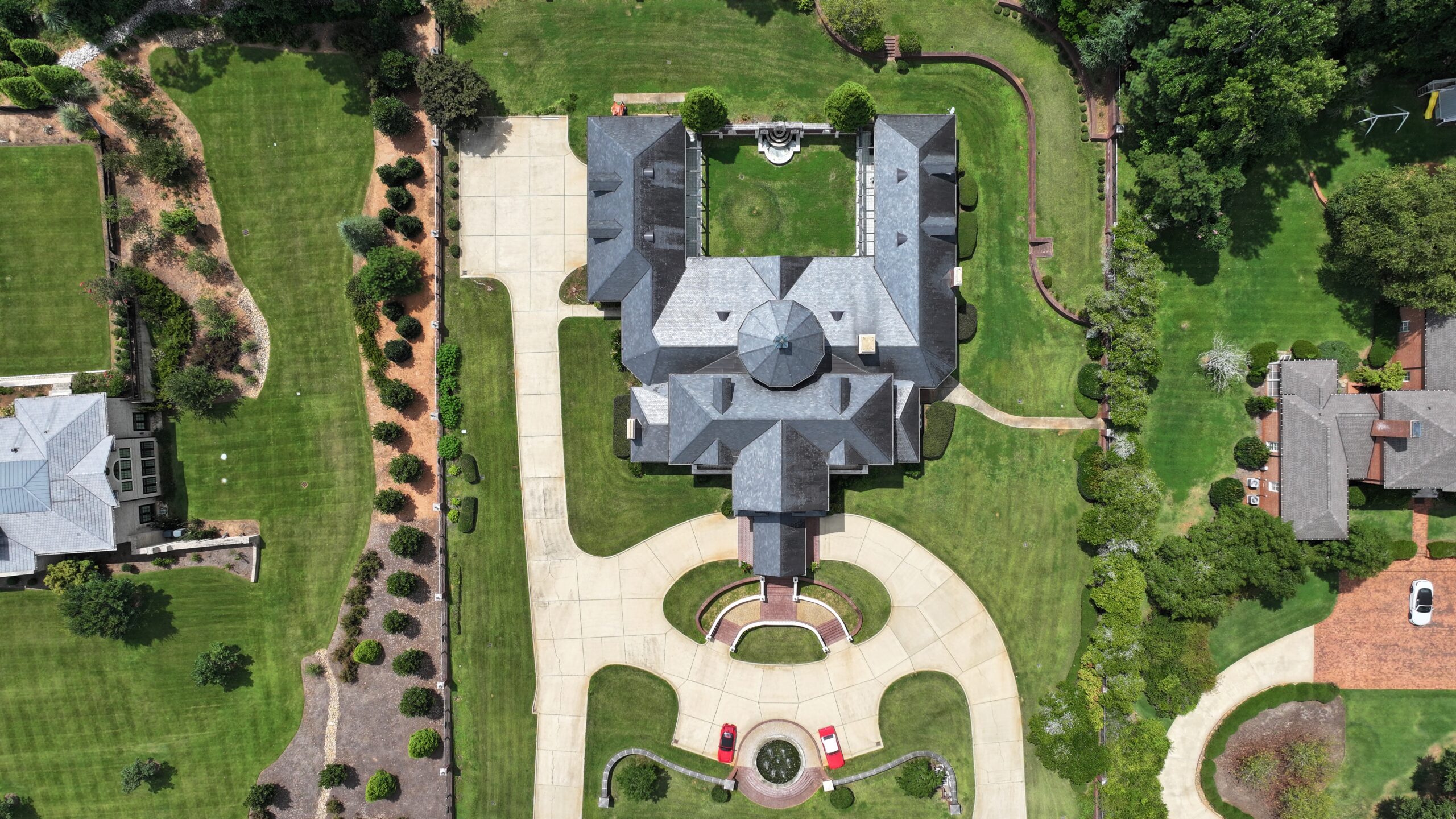 Exterior view of The Hart House and its grounds